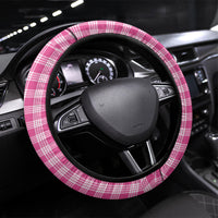 Pink Hawaii Palaka Steering Wheel Cover Maile Pikake Honohono Orchid Lei
