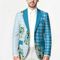 Blue Hawaii Palaka Blazer Maile Pikake Honohono Orchid Lei