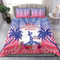 Haiti Independence Day Bedding Set Neg Maron Polynesian Style LT05