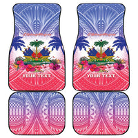 Haiti Independence Day Car Mats Neg Maron Polynesian Style LT05 - Polynesian Pride