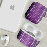 Purple Samoa Malu Tattoo Inspired AirPods Case - Polynesian Pride