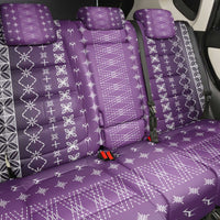 Purple Samoa Malu Tattoo Inspired Back Car Seat Cover - Polynesian Pride