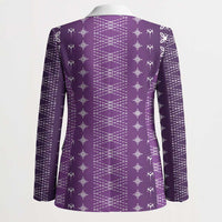 Purple Samoa Malu Tattoo Inspired Blazer - Polynesian Pride