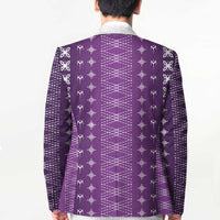 Purple Samoa Malu Tattoo Inspired Blazer - Polynesian Pride