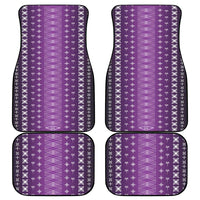Purple Samoa Malu Tattoo Inspired Car Mats - Polynesian Pride
