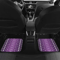 Purple Samoa Malu Tattoo Inspired Car Mats - Polynesian Pride