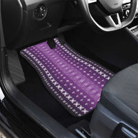 Purple Samoa Malu Tattoo Inspired Car Mats - Polynesian Pride