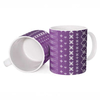 Purple Samoa Malu Tattoo Inspired Ceramic Mug - Polynesian Pride