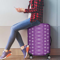 Purple Samoa Malu Tattoo Inspired Luggage Cover - Polynesian Pride