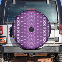 Purple Samoa Malu Tattoo Inspired Spare Tire Cover LT05 Purple - Polynesian Pride