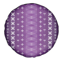 Purple Samoa Malu Tattoo Inspired Spare Tire Cover LT05 - Polynesian Pride