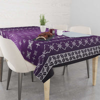 Purple Samoa Malu Tattoo Inspired Tablecloth - Polynesian Pride