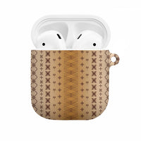 Beige Samoa Malu Tattoo Inspired AirPods Case - Polynesian Pride