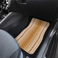 Beige Samoa Malu Tattoo Inspired Car Mats - Polynesian Pride