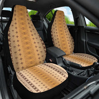 Beige Samoa Malu Tattoo Inspired Car Seat Cover - Polynesian Pride