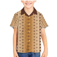 Beige Samoa Malu Tattoo Inspired Family Matching Mermaid Dress and Hawaiian Shirt - Polynesian Pride