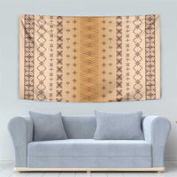 Beige Samoa Malu Tattoo Inspired Tapestry - Polynesian Pride