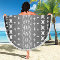 Black Samoa Malu Tattoo Inspired Beach Blanket - Polynesian Pride