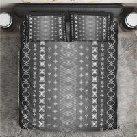 Black Samoa Malu Tattoo Inspired Bedding Set - Polynesian Pride