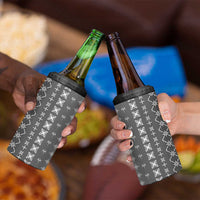 Black Samoa Malu Tattoo Inspired 4 in 1 Can Cooler Tumbler - Polynesian Pride