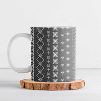 Black Samoa Malu Tattoo Inspired Ceramic Mug - Polynesian Pride