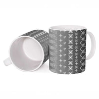 Black Samoa Malu Tattoo Inspired Ceramic Mug - Polynesian Pride