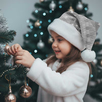 Black Samoa Malu Tattoo Inspired Christmas Santa Hat - Polynesian Pride