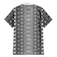 Black Samoa Malu Tattoo Inspired Family Matching Summer Maxi Dress and Hawaiian Shirt LT05 - Polynesian Pride