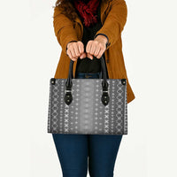 Black Samoa Malu Tattoo Inspired Leather Bag - Polynesian Pride