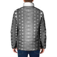 Black Samoa Malu Tattoo Inspired Padded Jacket - Polynesian Pride