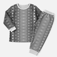 Black Samoa Malu Tattoo Inspired Christmas Pajama Set - Polynesian Pride