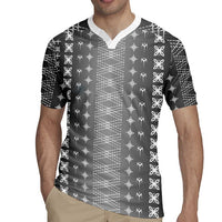 Black Samoa Malu Tattoo Inspired Rugby Jersey - Polynesian Pride