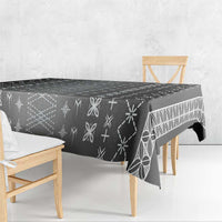 Black Samoa Malu Tattoo Inspired Tablecloth - Polynesian Pride