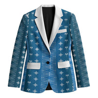 Blue Samoa Malu Tattoo Inspired Blazer - Polynesian Pride