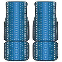 Blue Samoa Malu Tattoo Inspired Car Mats - Polynesian Pride