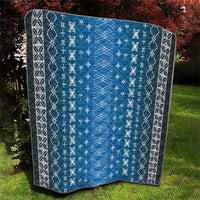 Blue Samoa Malu Tattoo Inspired Quilt LT05 - Polynesian Pride
