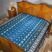 Blue Samoa Malu Tattoo Inspired Quilt LT05 - Polynesian Pride