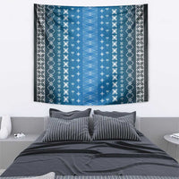 Blue Samoa Malu Tattoo Inspired Tapestry - Polynesian Pride