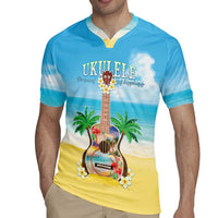 Hawaiian Ukulele Rugby Jersey Sound Of Happiness