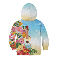 National Ukulele Day Kid Hoodie Tropical Vibe
