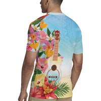 National Ukulele Day Rugby Jersey Tropical Vibe