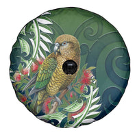 New Zealand Kea Bird Spare Tire Cover With Maori Koru Fern - Polynesian Pride