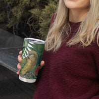 New Zealand Kea Bird Tumbler Cup With Maori Koru Fern LT05 - Polynesian Pride