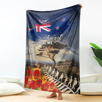 New Zealand ANZAC Day Blanket The Lonesome Pine With Soldier Fern LT05 - Polynesian Pride