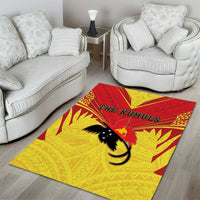 Papua New Guinea Rugby Area Rug Kumuls Heritage LT05 - Polynesian Pride