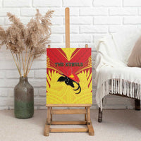 Papua New Guinea Rugby Canvas Wall Art Kumuls Heritage