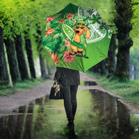 Aloha Hawaii St Patrick's Day Umbrella Polynesian Style LT05 - Polynesian Pride