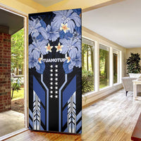 French Polynesia Tuamotu Archipelago Door Cover Polynesian Pattern Unique Style