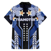 French Polynesia Tuamotu Archipelago Family Matching Off Shoulder Maxi Dress and Hawaiian Shirt Polynesian Pattern Unique Style
