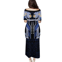 French Polynesia Tuamotu Archipelago Family Matching Puletasi and Hawaiian Shirt Polynesian Pattern Unique Style LT05 - Polynesian Pride